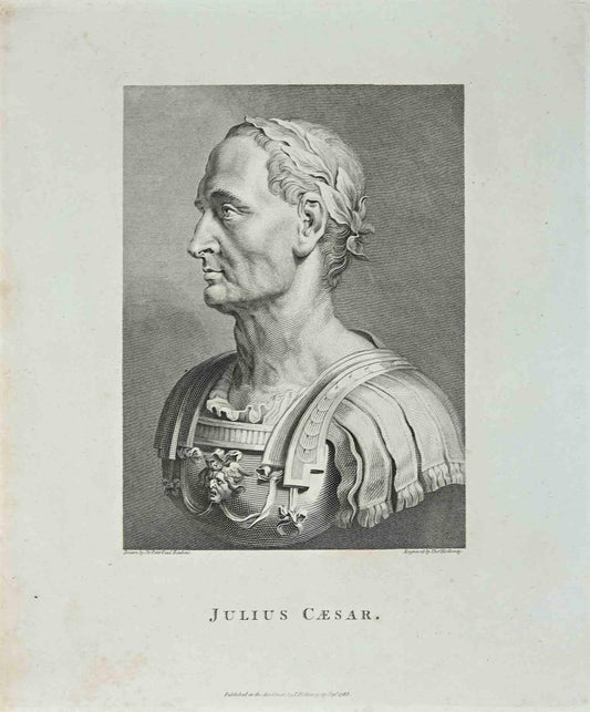 Thomas Holloway, Portrait of Julius Caesar, Etching, 1810