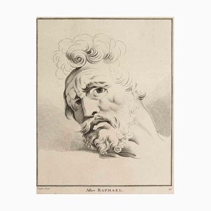 Thomas Holloway, Portrait of Man After Raphael, Original Etching, 1810-ZCI-1379988