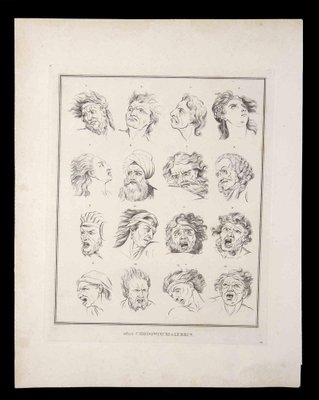 Thomas Holloway, Portrait of Men and Women, Original Etching, 1810-ZCI-1164249