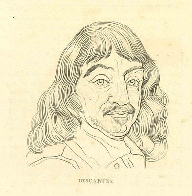 Thomas Holloway, Portrait of René Descartes, Original Etching, 1810-ZCI-1277201