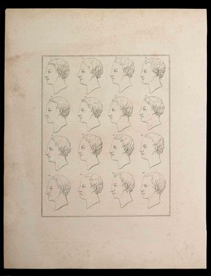 Thomas Holloway, Profiles of Man, Etching, 1810-ZCI-1020535