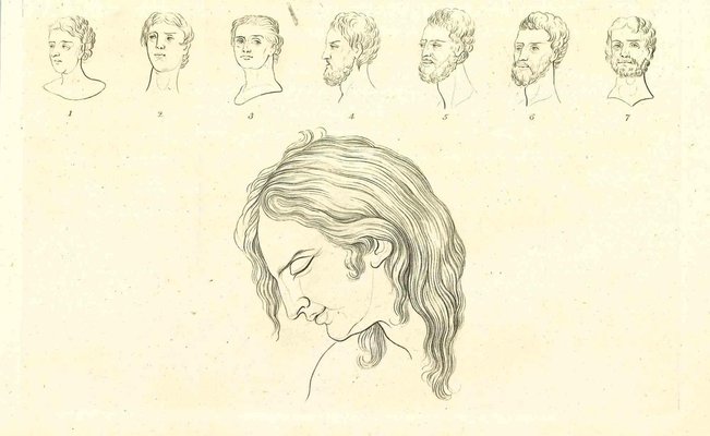 Thomas Holloway, The Physiognomy, The Faces, Original Etching, 1810-ZCI-2029637