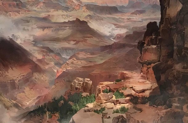 Thomas Moran, the Grand Canyon of the Colorado, 1893, Chromolithograph Print-MBH-1032278