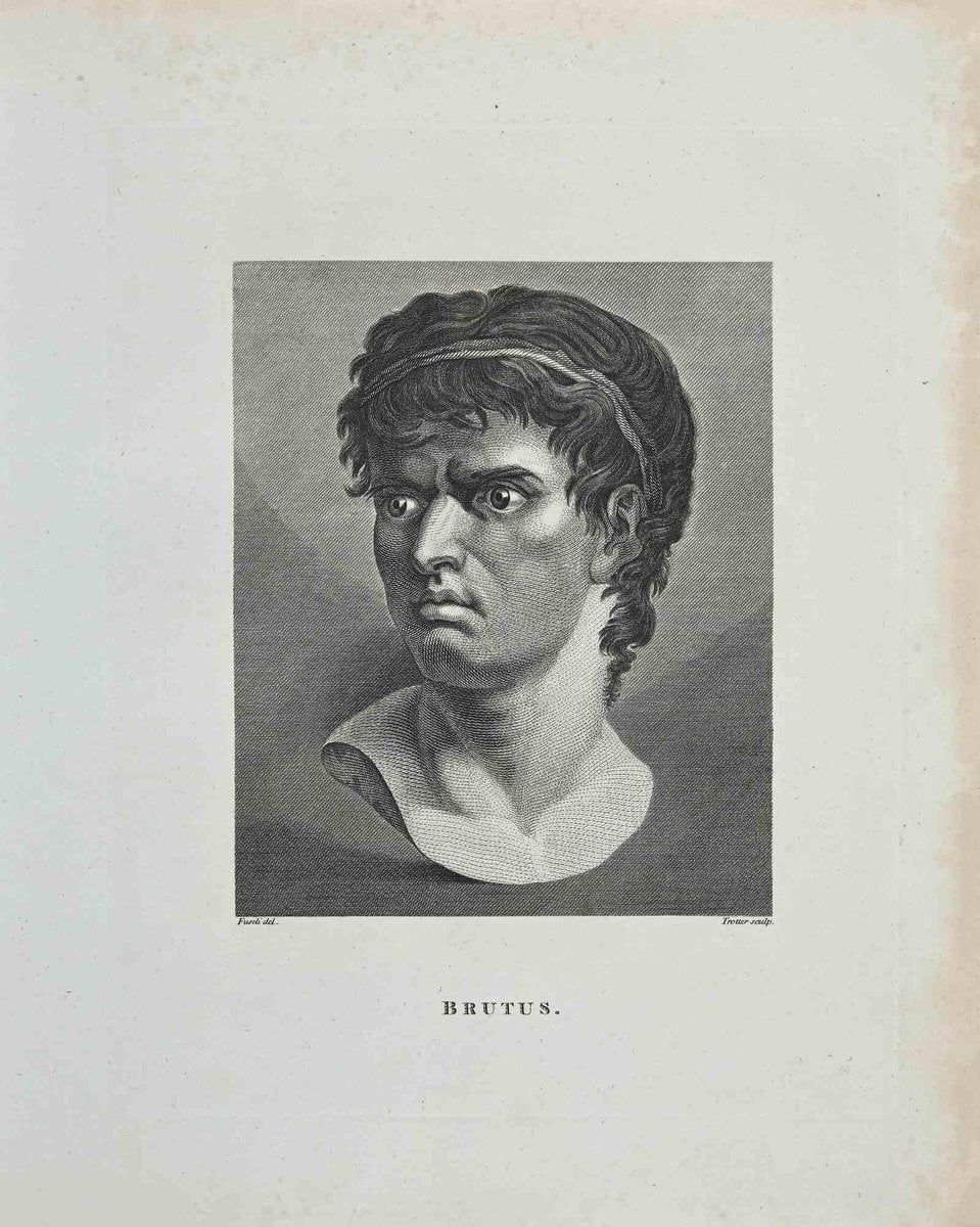 Thomas Trotter, Portrait of Brutus, Etching, 1810