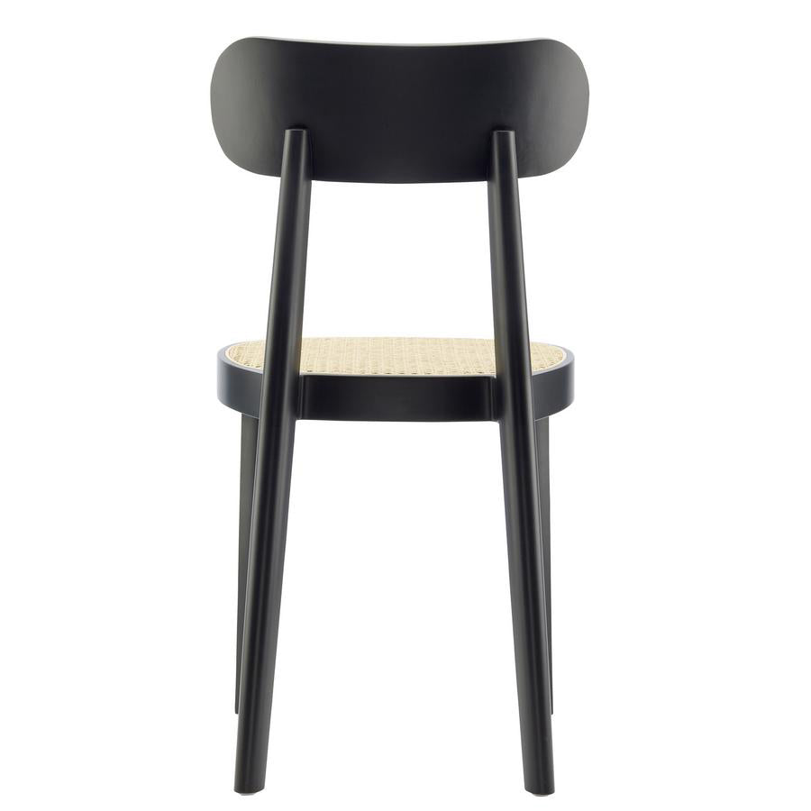 118 - Wooden Chair by Thonet #beech | stained black (TP 29)