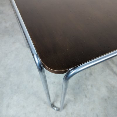 Thonet B 10 Tubular Steel Table by Marcel Breuer from Mücke Melder, 1930s-TLV-1820212