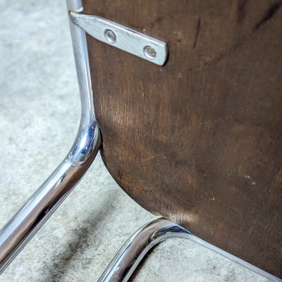 Thonet B 10 Tubular Steel Table by Marcel Breuer from Mücke Melder, 1930s-TLV-1820212