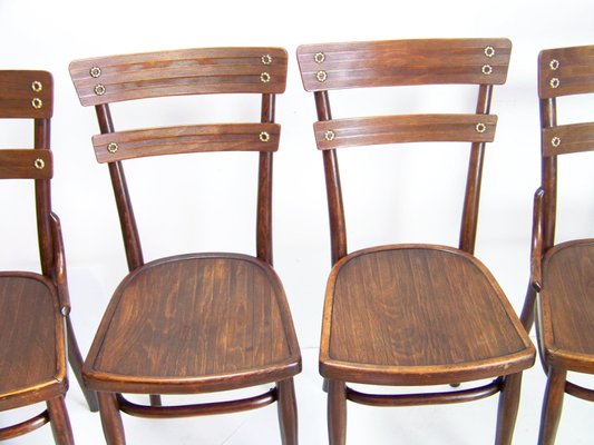 Thonet Nr. 651 Chairs, 1907, Set of 4-TZ-873835