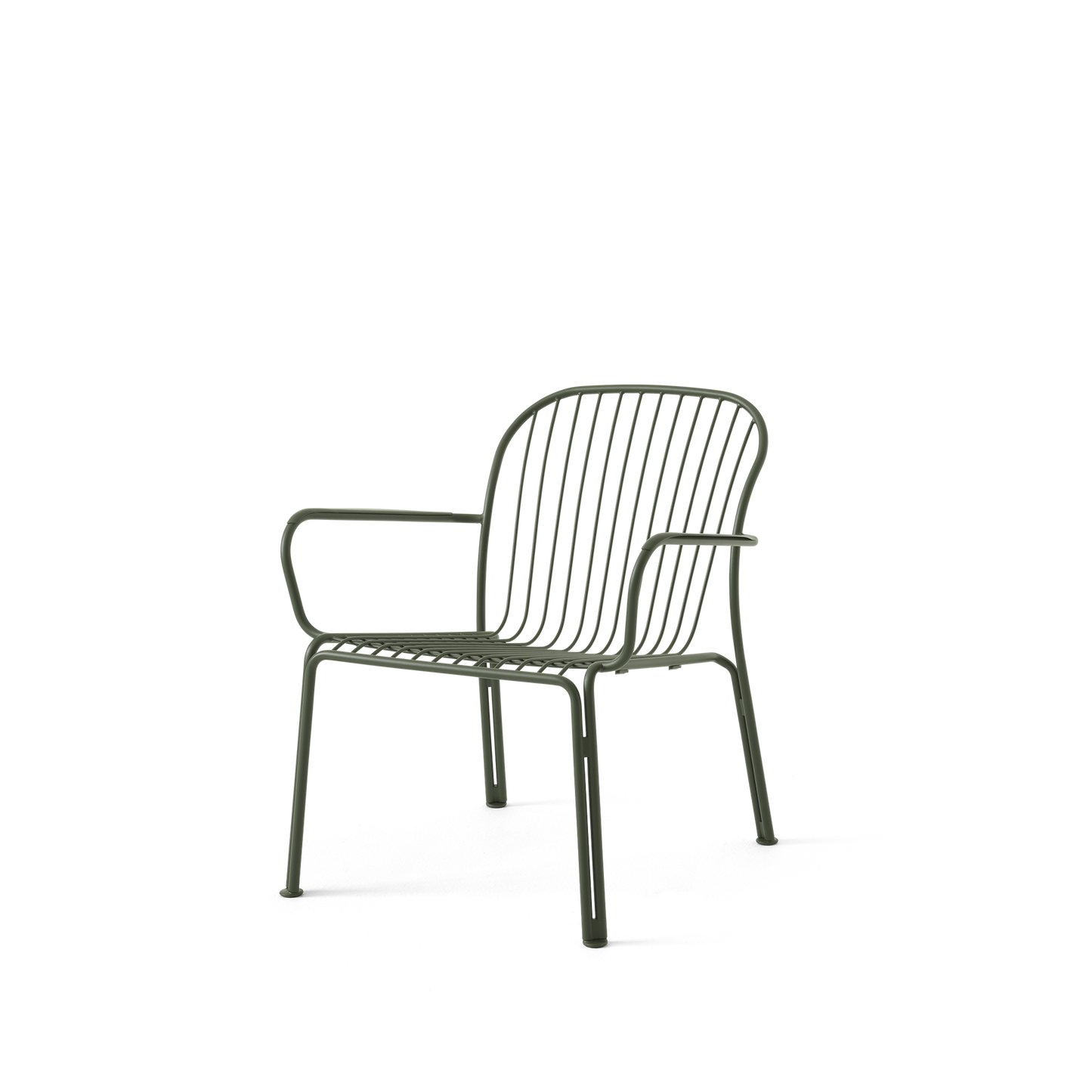 Thorvald SC101 Armchair With Armrest by &tradition #With Armrest Bronze Green