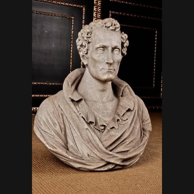 Thorwaldsen, Neoclassical Bust, 19th Century, Marble-FLW-1402301