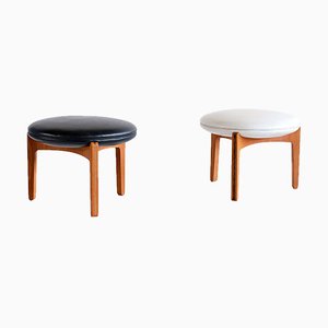 Three-Legged Stools in Teak by Sven Ellekaer for Christian Linneberg, Denmark, 1962,Set of 2-FMT-920075