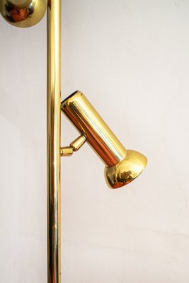 Three Lights Italian Brass Floor Lamp by Goffredo Reggiani, 1970s-VCV-2036199