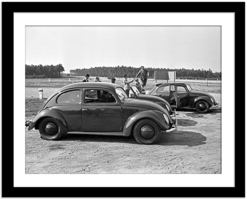 Three Models of the Volkswagen Beetle Parking, Germany, 1938, Photograph-DYV-1147293