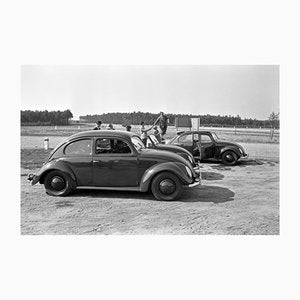 Three Models of the Volkswagen Beetle Parking, Germany, 1938, Photograph-DYV-1147293