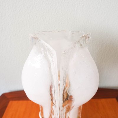 Three-Petal Icicle Flower Melting Glass Table Lamp by J. T. Kalmar for Kalmar Franken KG, 1960s-SBP-1191257