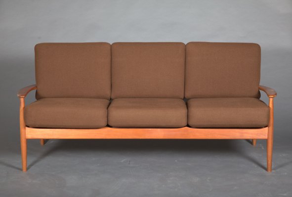 Three-Seater Sofa by Grete Jalk for France & Son, 1960s-JIX-2023370