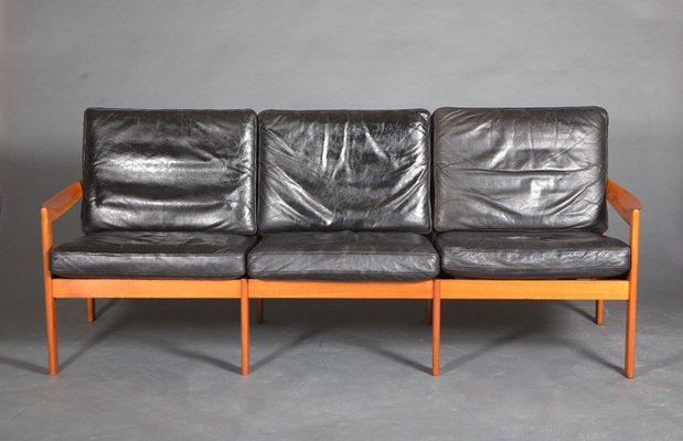 Three-Seater Sofa by Illum Wikkelsø for Niels Eilersen, 1960s-JIX-2023483