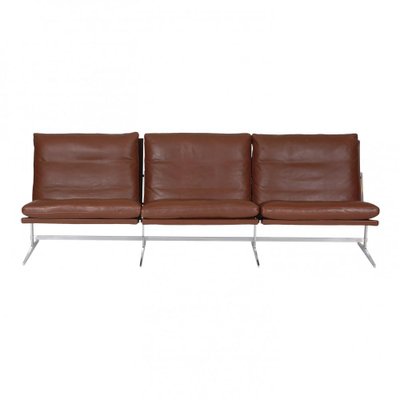 Three Seater Sofa in Brown Leather by Fabricius and Kastholm, 1960s-MTD-1400744