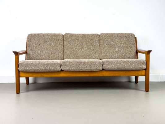 Three-Seater Sofa in Teak by Juul Kristensen, 1960s-QEQ-2035657