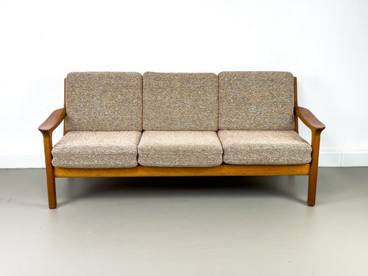 Three-Seater Sofa in Teak by Juul Kristensen, 1960s-QEQ-2035657