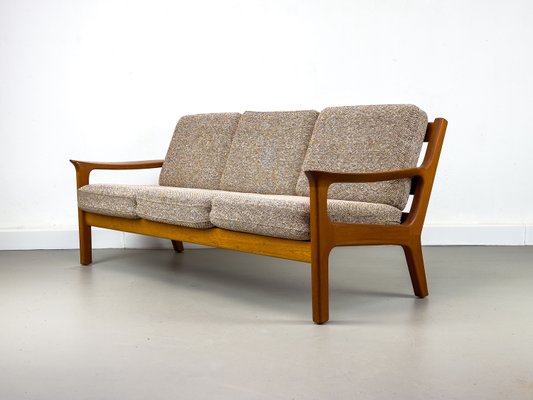 Three-Seater Sofa in Teak by Juul Kristensen, 1960s-QEQ-2035657