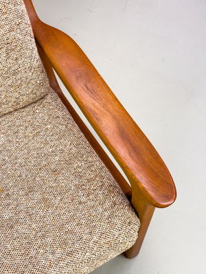 Three-Seater Sofa in Teak by Juul Kristensen, 1960s-QEQ-2035657