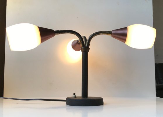 Three Shade Table Lamp from E. S. Horn, 1950s-LCR-587218