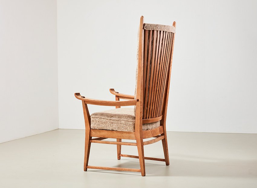 Throne Armchair by Bas Van Pelt for My Home, 1940s