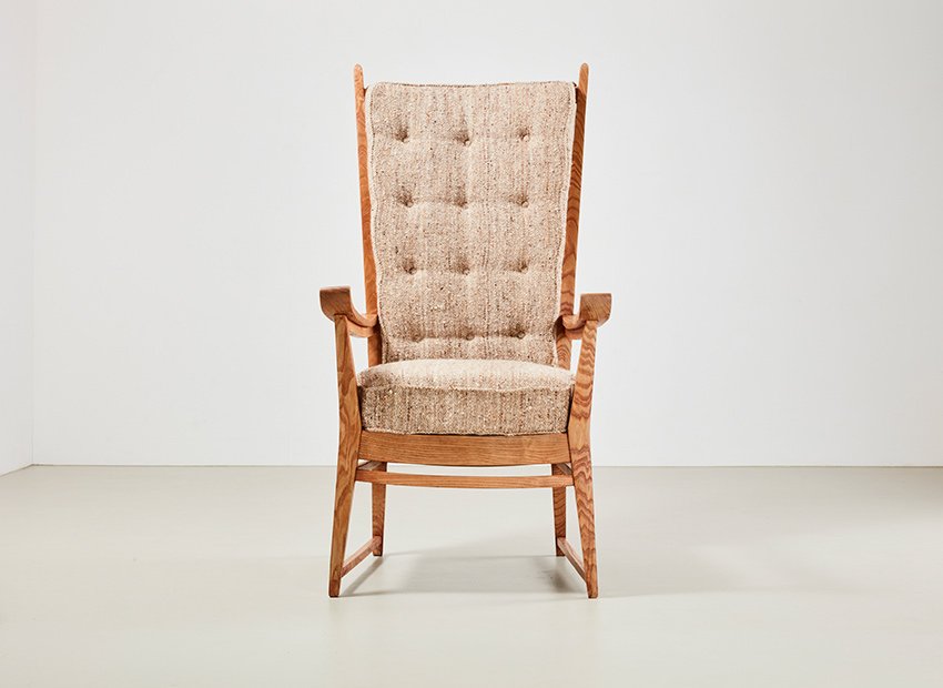 Throne Armchair by Bas Van Pelt for My Home, 1940s