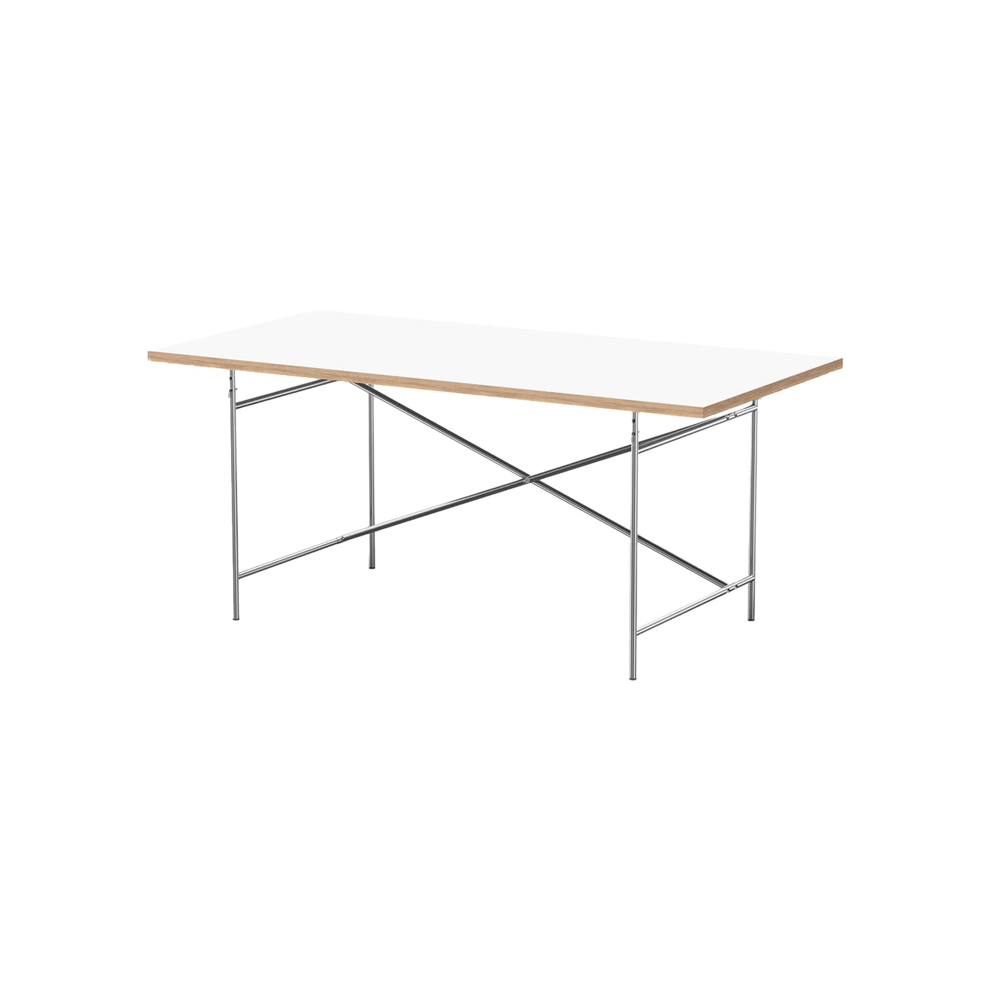 [빈티지/매장즉시발송] RICHARD LAMPERT | Eiermann 2 Table 160 (Melamine White/Chrome)