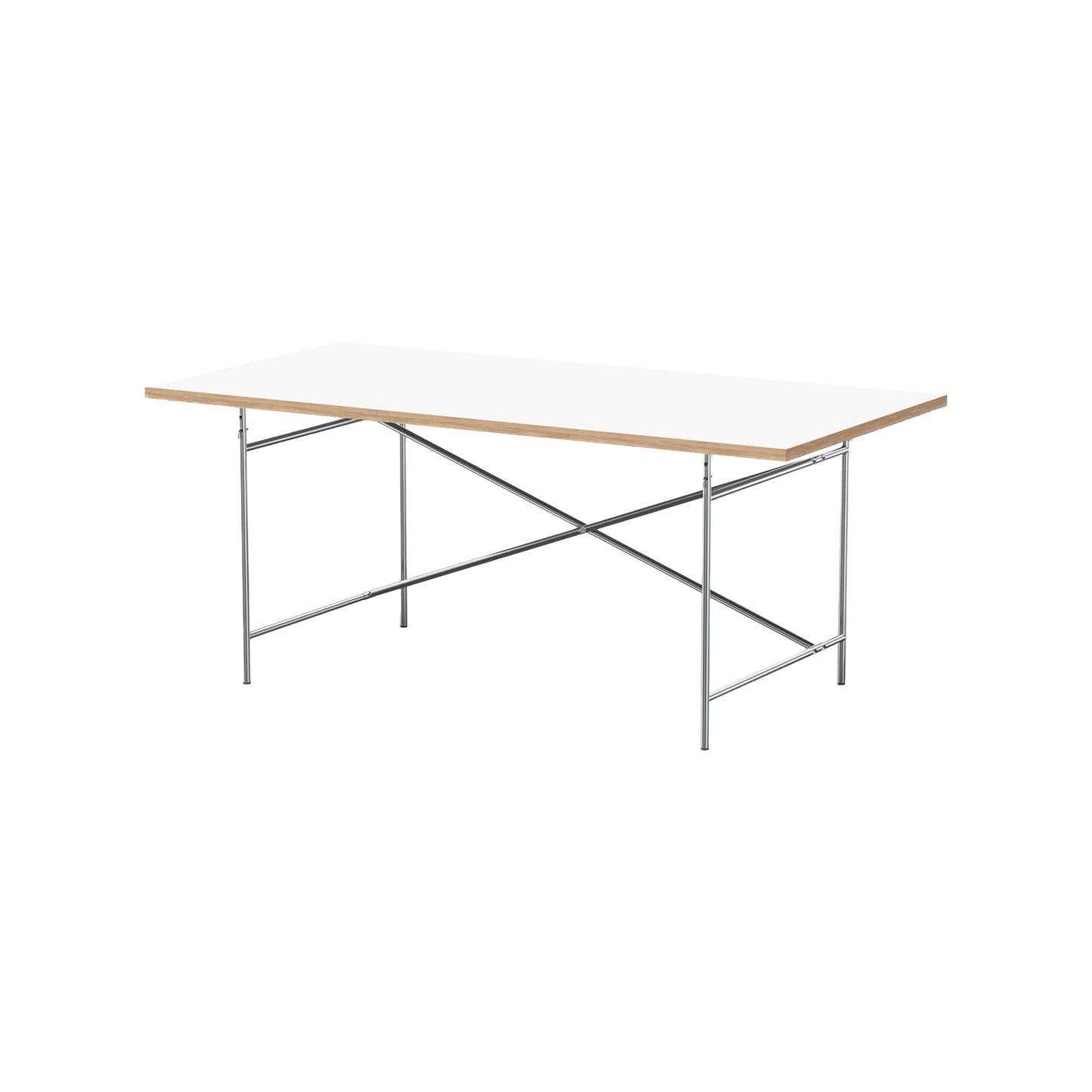 [빈티지/매장즉시발송] RICHARD LAMPERT | Eiermann 2 Table 200 (Melamine White/Chrome)