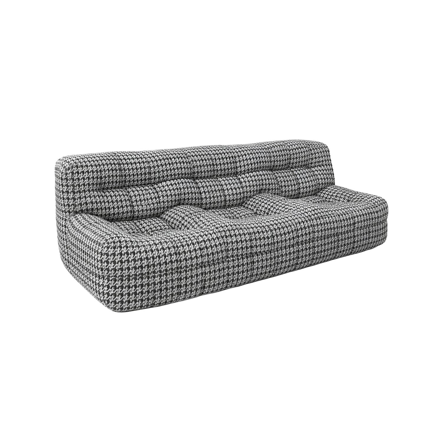 [빈티지/매장즉시발송] 카시마소파 | Vintage Houndstooth Fabric Kashima 3-Seat Sofa