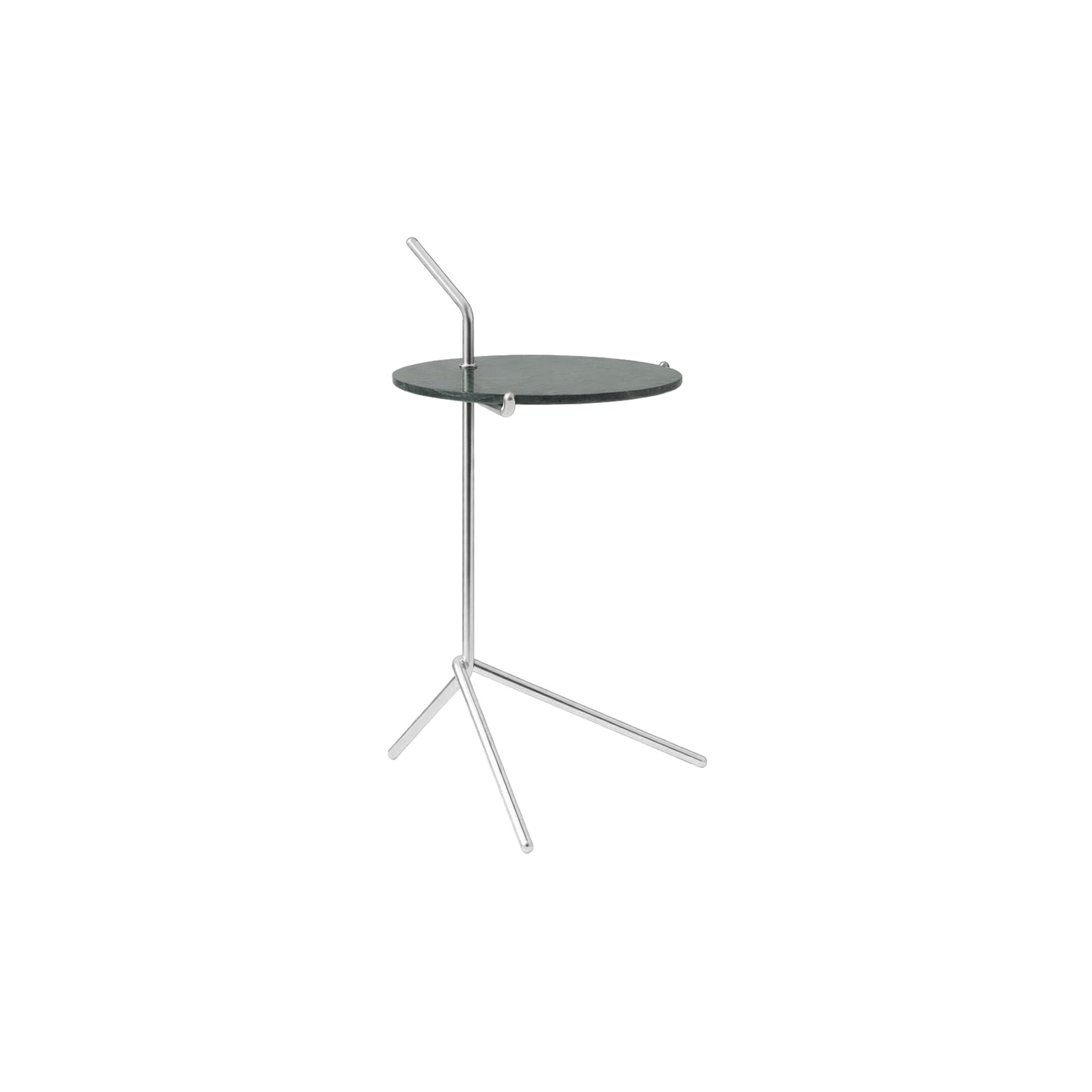 [빈티지/매장즉시발송] &Tradition | Halten Side Table SH9 (Verde Guatemala/Polished Stainless Steel)