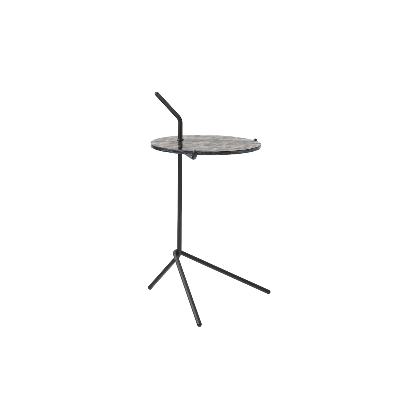 [빈티지/매장즉시발송] &Tradition | Halten Side Table SH9 (Smoked Cast Glass/Warm Black)