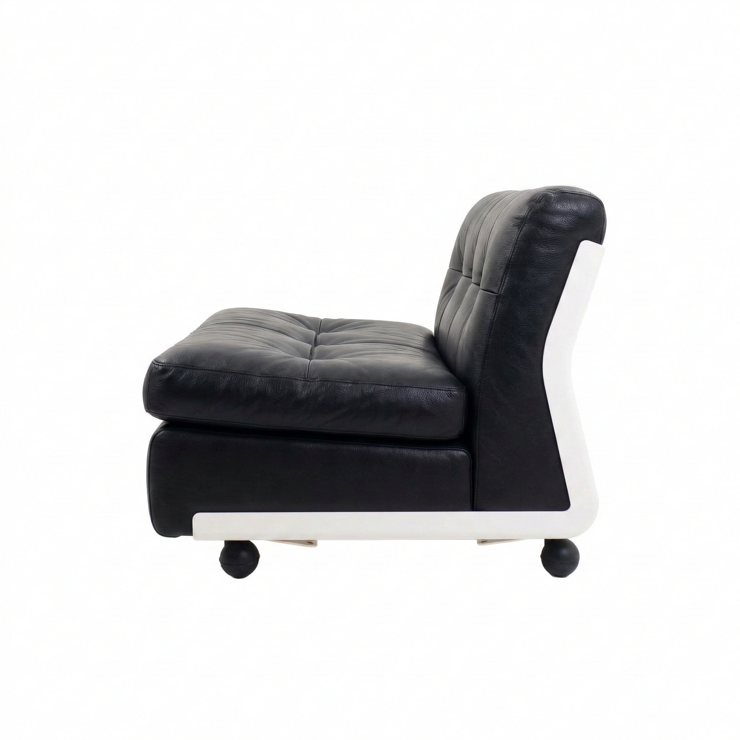 [빈티지/매장즉시발송] 비앤비이탈리아 B&B Italia | Amanta Sofa (Vintage Premium Black Leather)