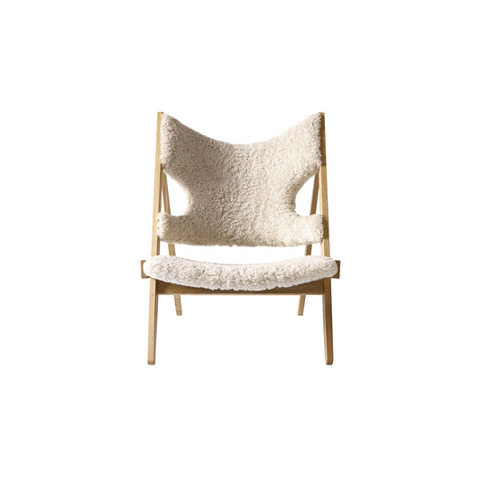 KNITTING LOUNGE CHAIR, OAK BASE