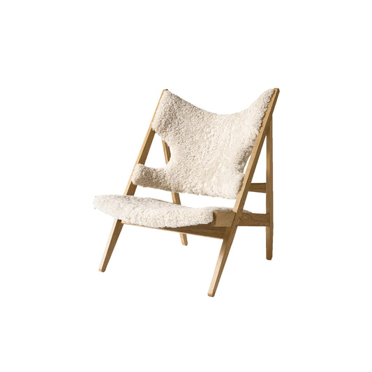 KNITTING LOUNGE CHAIR, OAK BASE
