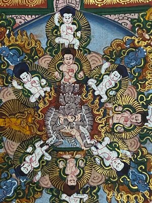 Tibetan Artist, Thangka, Pre-1800, Drawing-QKG-1450958