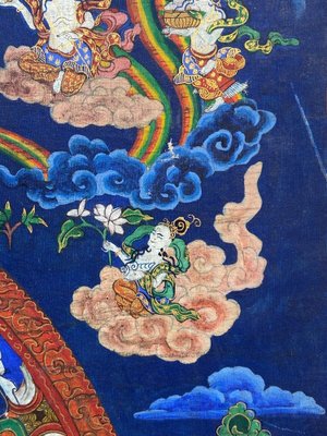 Tibetan Artist, Thangka, Pre-1800, Drawing on Paper-QKG-1447619