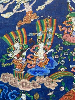 Tibetan Artist, Thangka, Pre-1800, Drawing on Paper-QKG-1447619