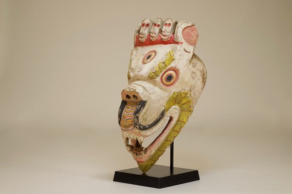 Tibetan Cham Snow Tiger Mask, 1920s-OWS-1799869