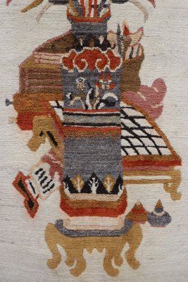 Tibetan Oriental Hand Knotted Khaden Sleeping Rug, 1950s-UZN-1395904