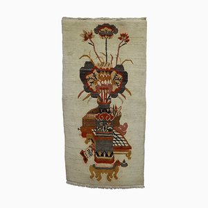 Tibetan Oriental Hand Knotted Khaden Sleeping Rug, 1950s-UZN-1395904