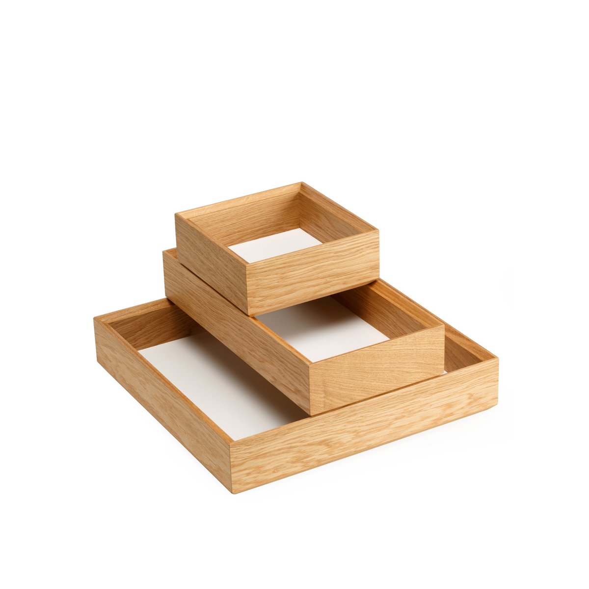 Tidy Tray Set in White by Christian Stoffel for Favius