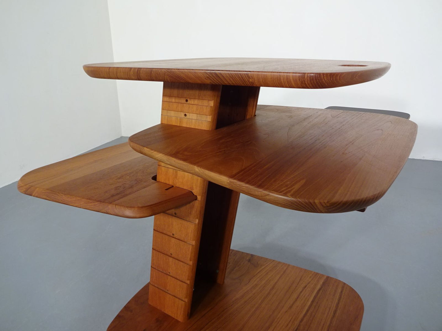 Tiered Console Table by Aksel Kjersgaard for Odder Adjustable, 1970s