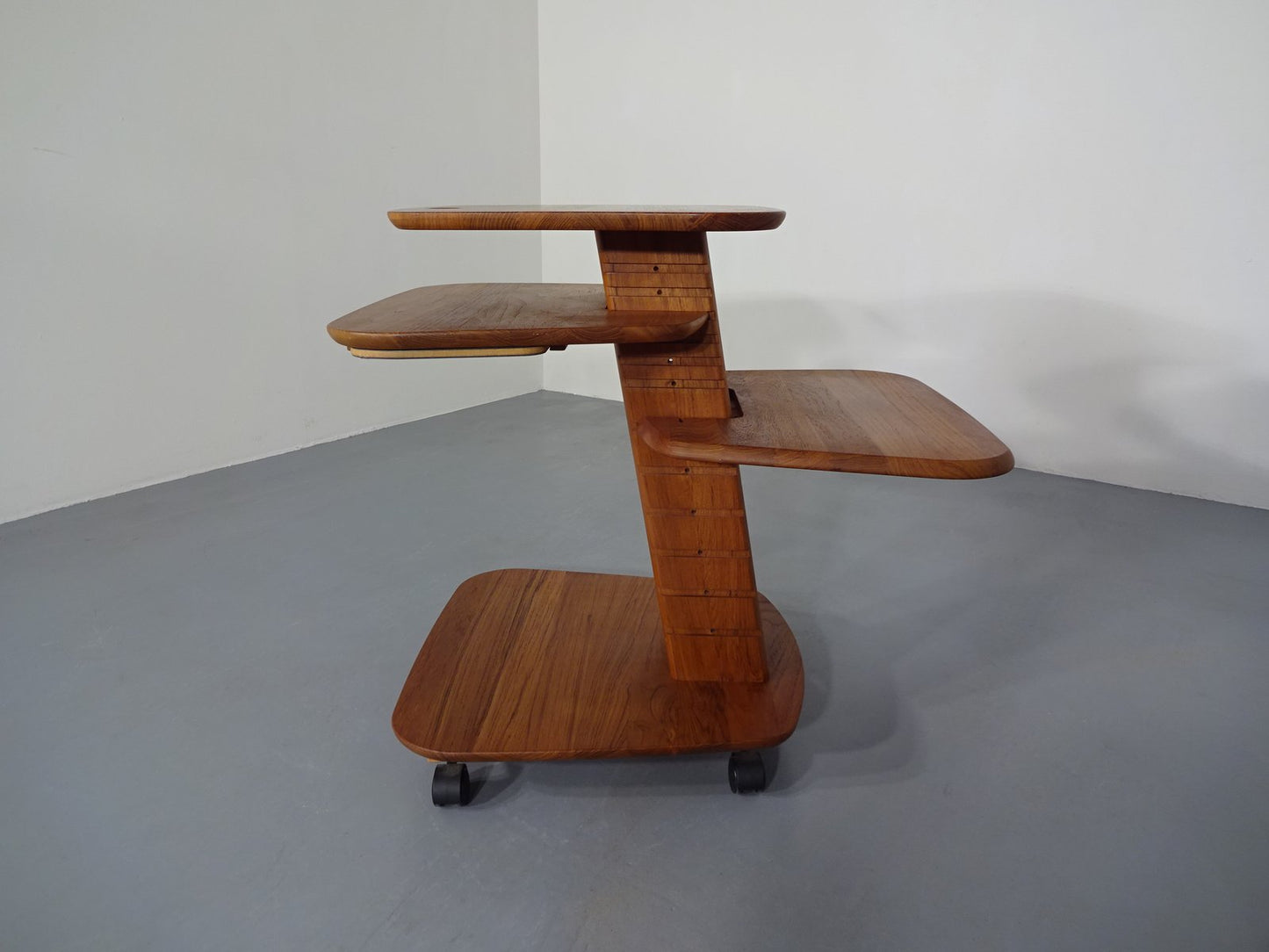 Tiered Console Table by Aksel Kjersgaard for Odder Adjustable, 1970s