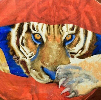 Tiger - Oil on Canvas by Anastasia Kurakina - 2000s 2000s-ZCI-760492