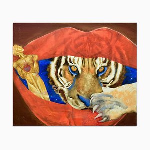 Tiger - Oil on Canvas by Anastasia Kurakina - 2000s 2000s-ZCI-760492