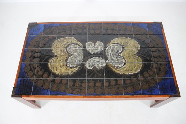 Tile Coffee Table from Mobelintarsia, Denmark, 1960s-TZ-738319