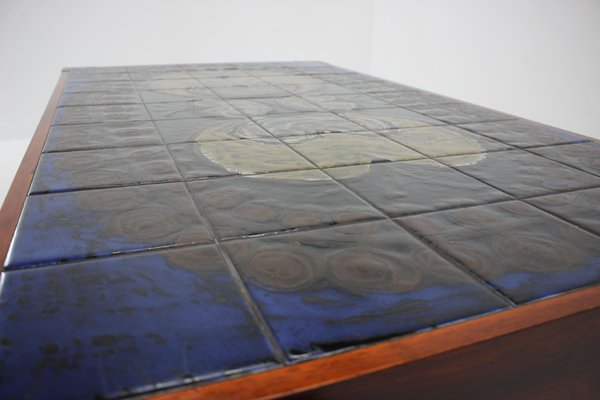 Tile Coffee Table from Mobelintarsia, Denmark, 1960s-TZ-738319